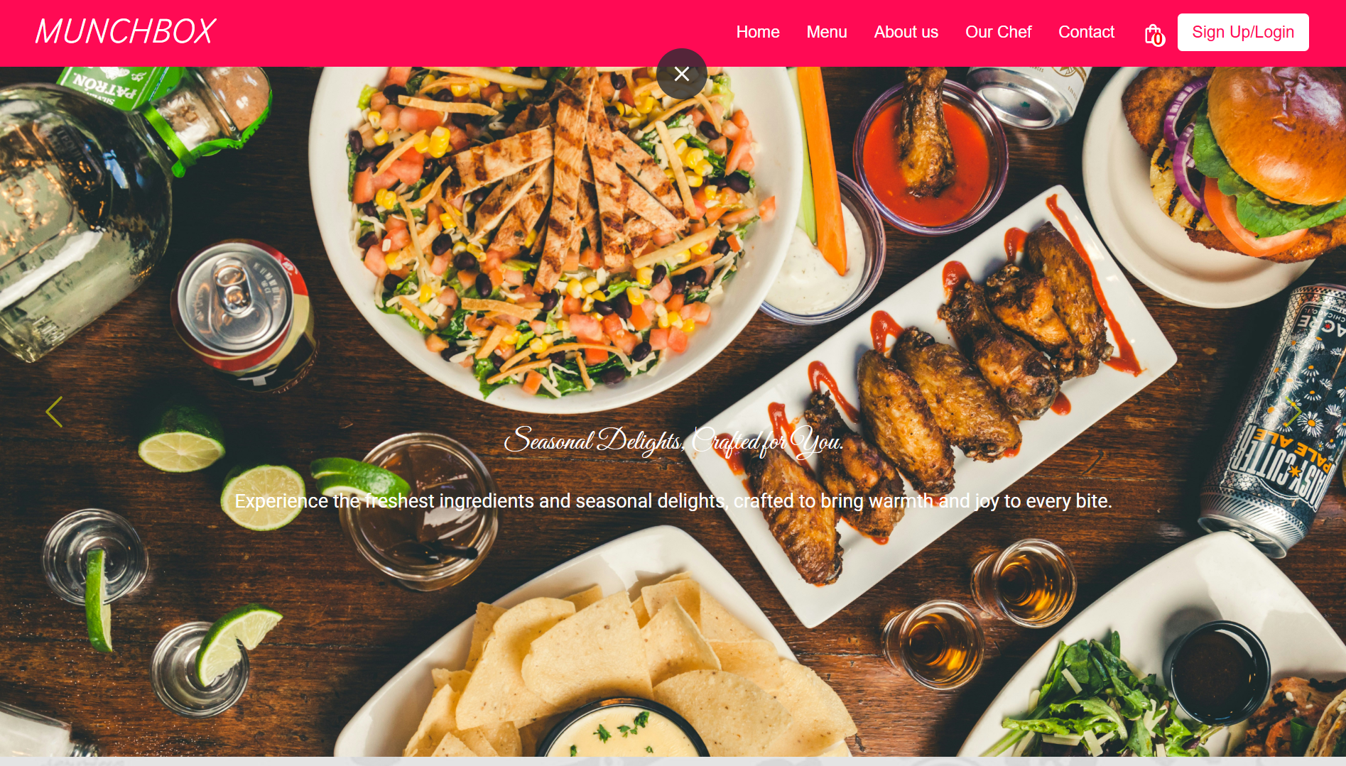 Project two screenshot